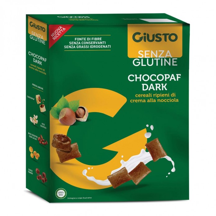 GIUSTO S/G Choco Paff.Dark300g