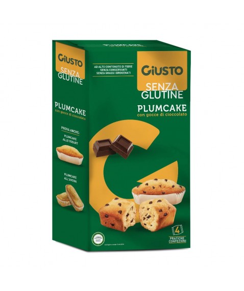 GIUSTO S/G Plumcake Ciocc.160g