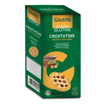 GIUSTO S/G Crost.Cac/Nocc4x45g