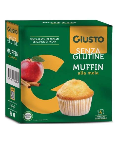 GIUSTO S/G Muffin Mela 4x50g