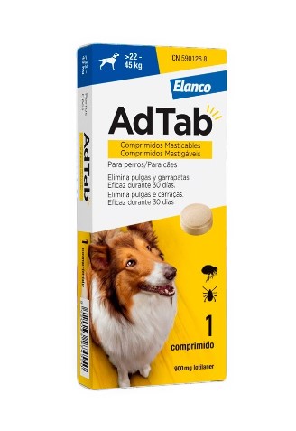 Adtab Antiparassitario per Cani 22-45kg - 3 compresse da 900mg img