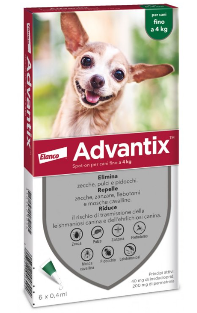 ADVANTIX SPOT ON*6PIP 0-4KG img