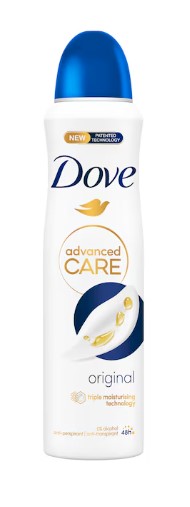 DOVE DEODORANTE ADVANCED CARE ORIGINAL SPRAY 150ML