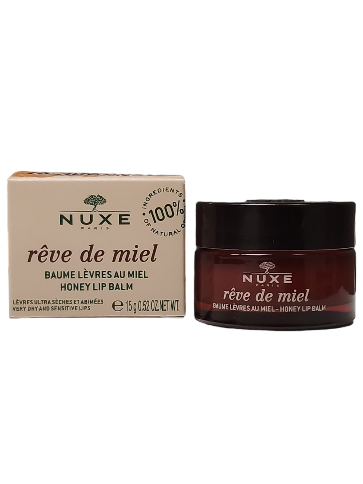 Nuxe Rêve de Miel Balsamo Labbra al Miele 15 gr - Per labbra ultra-secche e rovinate