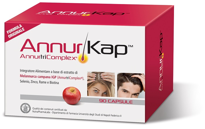 AnnurKap 90 Capsule - Integratore alimentare anticaduta capelli