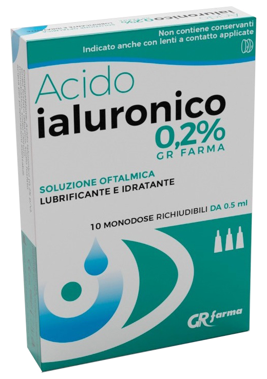 GR FARMA Srl ACIDO IALURONICO 0,2% SOL OFT