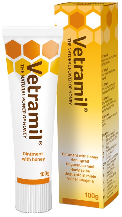VETRAMIL Unguento Miele100g img 1