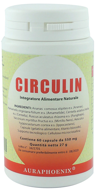 Circulin 60 Capsule - Integratore alimentare per la funzionalità del microcircolo e per gli inestetismi della cellulite