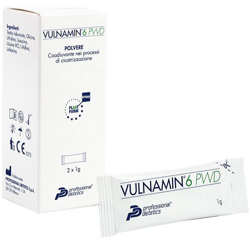 PROFESSIONAL DIETETICS SpA VULNAMIN*6 PWD 2 Stick 1g