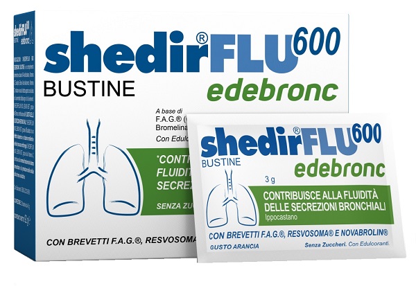 SHEDIR PHARMA Srl Unipersonale SHEDIRFLU 600 EDEBRONC 20Bust.