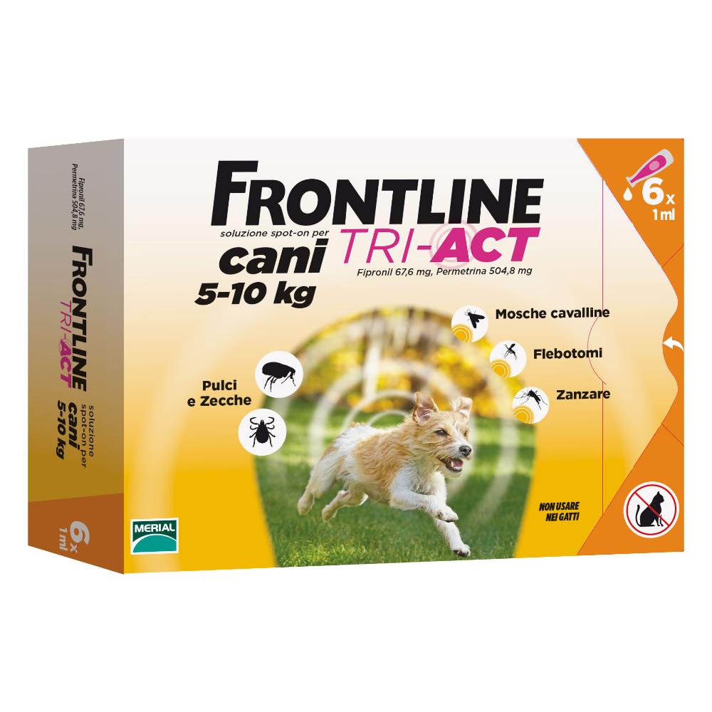 Frontline Tri-Act Soluzione Spot On Cani 5-10kg 6x1ml img