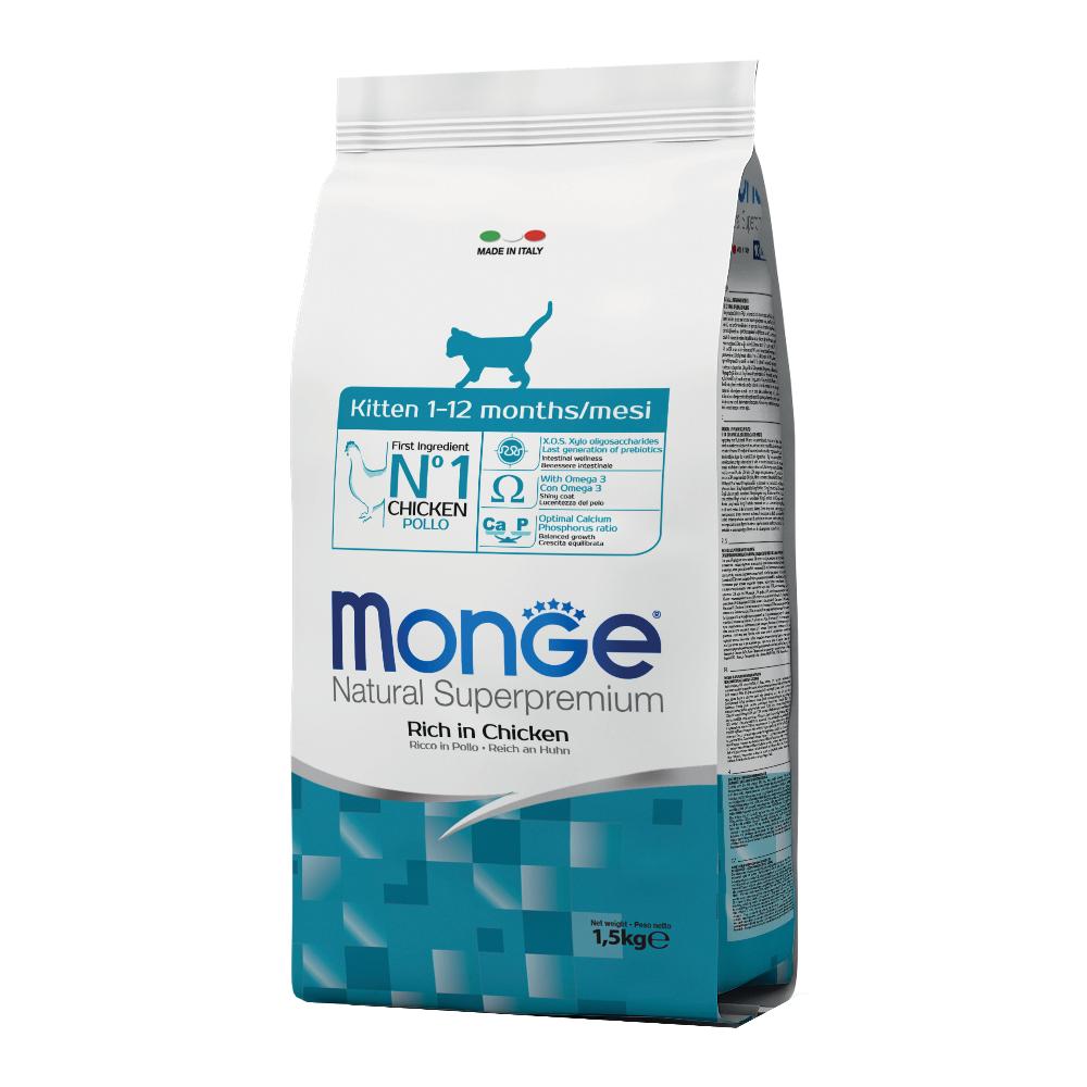 MONGE KITTEN 1/12 MONTHS 1,5KG img