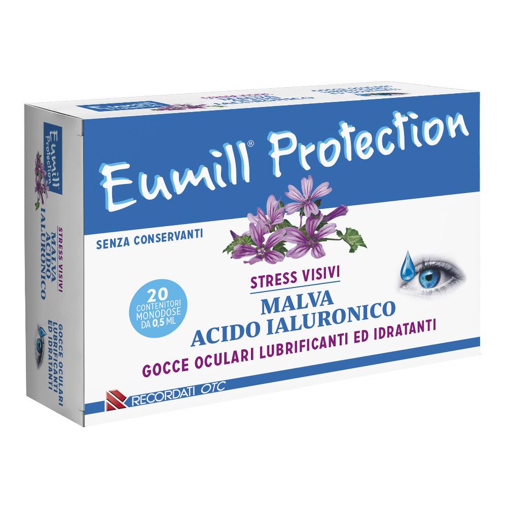 Eumill Protection gocce oculari 20 flaconcini monodose Collirio lubrificante e idratante