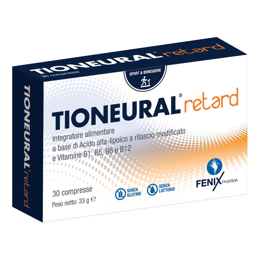 FENIX PHARMA Soc.Coop.p.A. Tioneural Retard 30 compresse Integratore per nevralgie e attività mentale