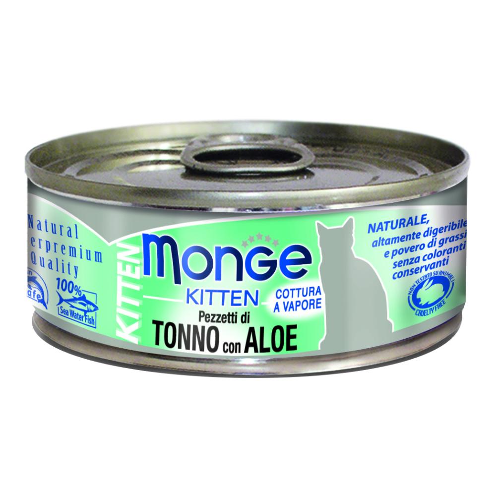 MONGE CAT TONNO/ALOE KITTEN 80 img